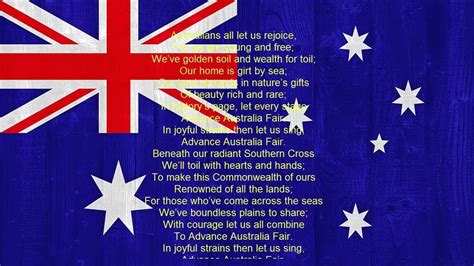 national anthem australia youtube