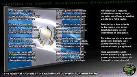 himno nacional de guatemala letra Google Search