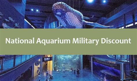 national aquarium baltimore military discount