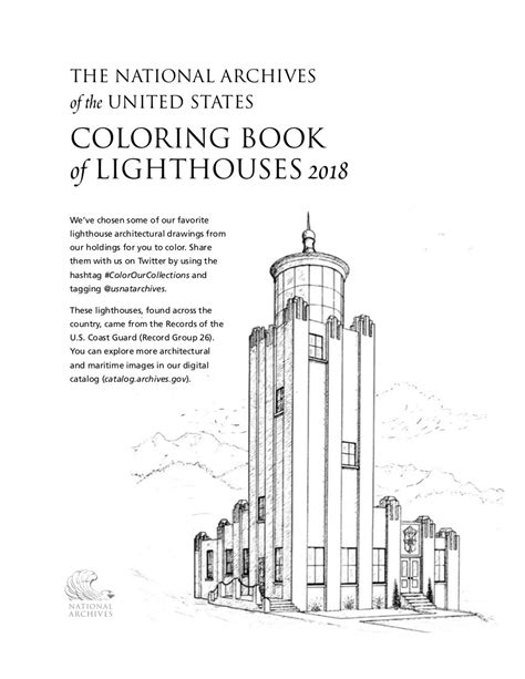 national archives commemorative coloring book