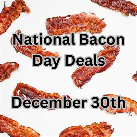 national bacon day deals