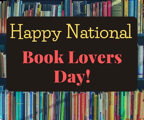 national book lover day