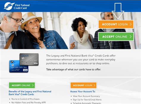 national credit card login