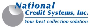 national credit systems number