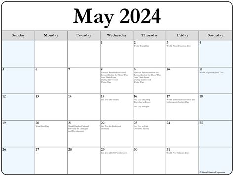 National Day Calendar May 2023