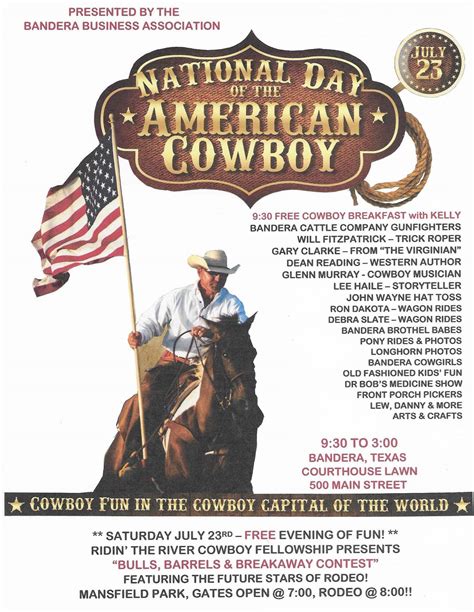 national day of the american cowboy 2023
