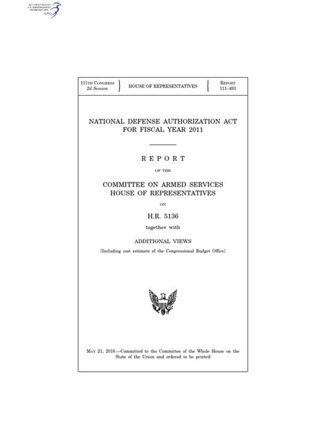 national defence authorization act