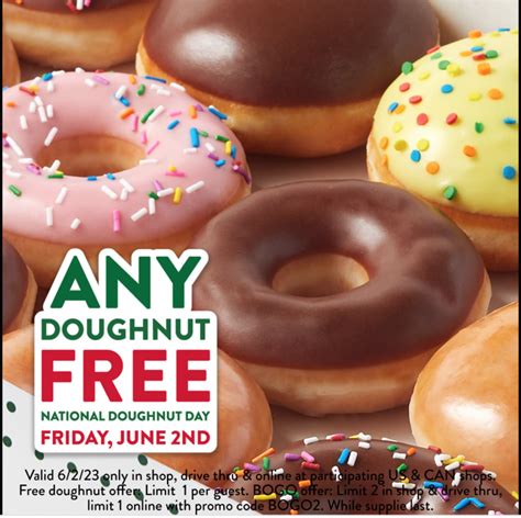 national doughnut day krispy kreme coupon