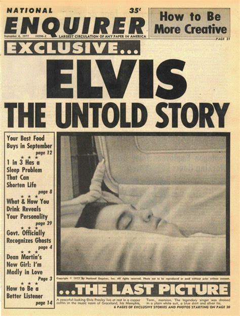 national enquirer's elvis photo