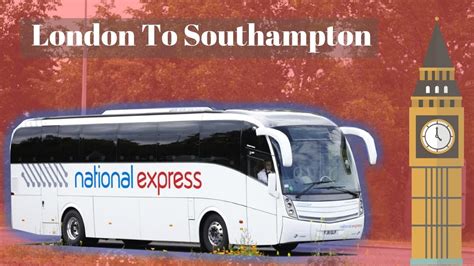 national express coach southampton to london