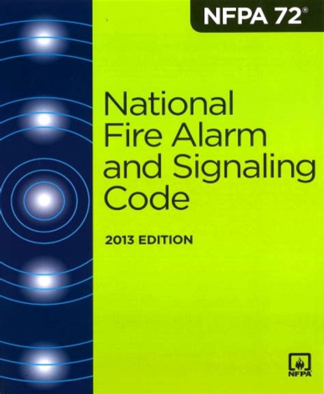 national fire alarm code 2013