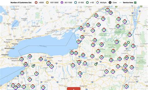 national grid new york outage map