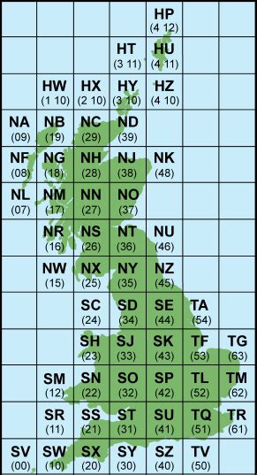 national grid number map