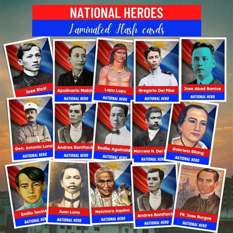 national heroes pictures and names