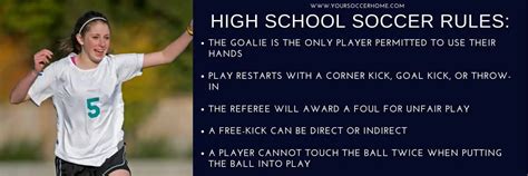 national high school soccer rules
