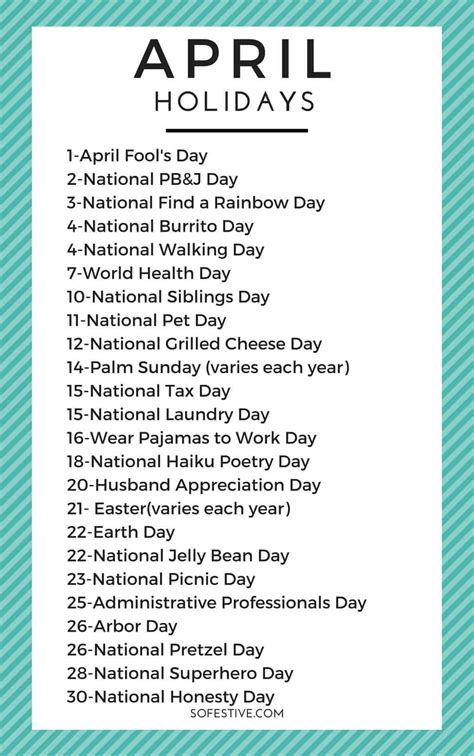 national holiday april 22