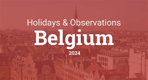 national holidays in belgium 2024