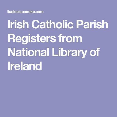 national library of ireland parish registers