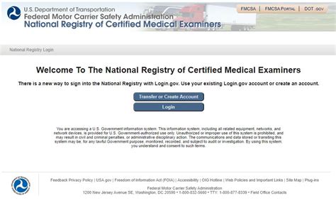 national medical examiner login