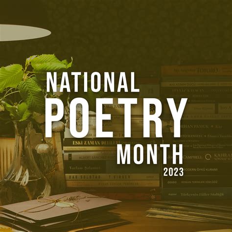 national poetry week 2023