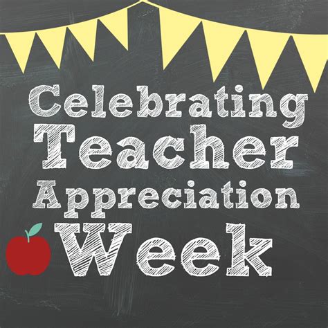 national teacher appreciation week 2017