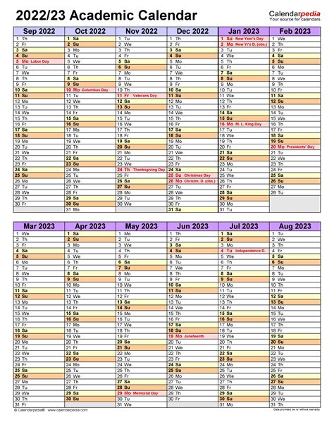 national university academic calendar 2022