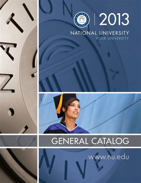 national university course catalog 2013