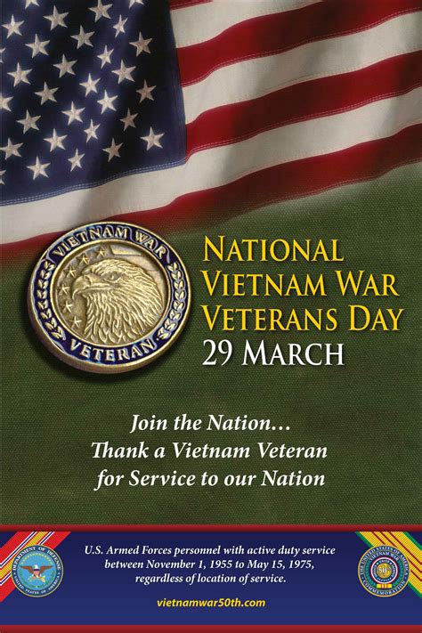 national vietnam veterans day poster