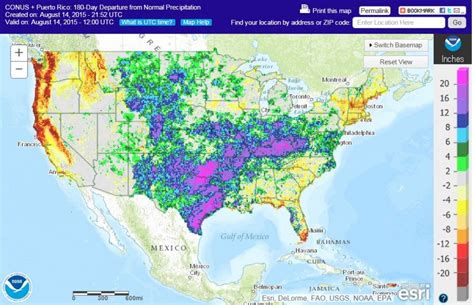 national weather radar color map