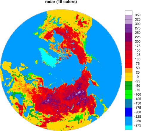 national weather radar color scale