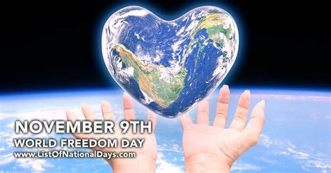 national world freedom day