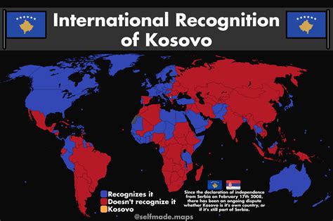 nations that recognize kosovo