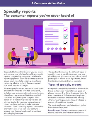 nationwide specialty consumer reporting