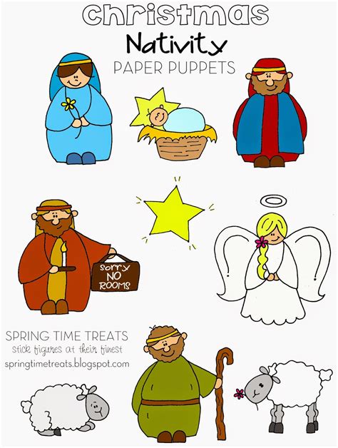 Nativity Paper Doll Activity Set Printables