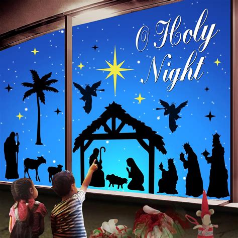 Nativity Window Decorations