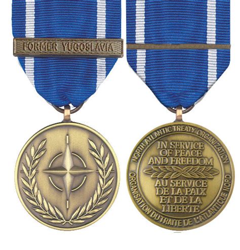 nato medal for yugoslavia