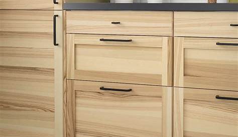 Natural Ash Wood Kitchen Cabinets A Simple And Functional TORHAMN IKEA Spain