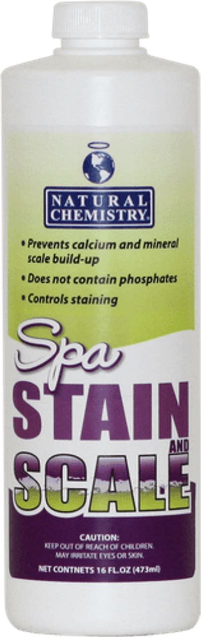 Natural Chemistry Spa Stain & Scale 1L Chemistry, Spa, Stain