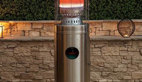 Natural Gas Patio Heater Uk Fire Mountain Bullet Stainless Steel Floor Standing