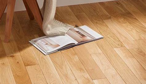 GoodHome Skara Natural Oak Solid wood flooring, 1.48m² Pack
