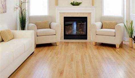 Natural Red Oak floor coated with a gloss finish Red oak wood floors