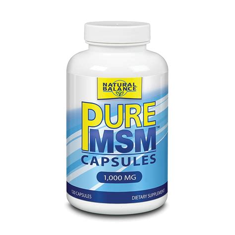 natural balance pure msm capsules