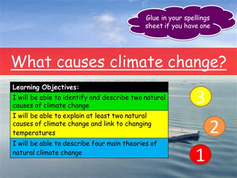 natural causes of climate change in points