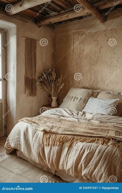 natural elements and textures bedroom