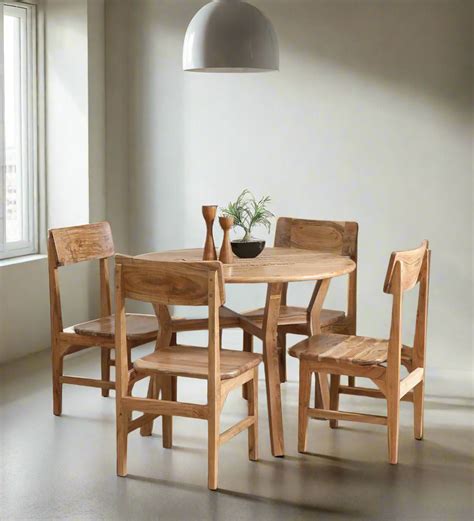 Natural Finish Dining Set