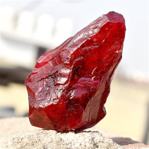 natural garnet stone
