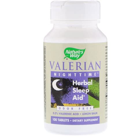 natural herb sleep aid valerian