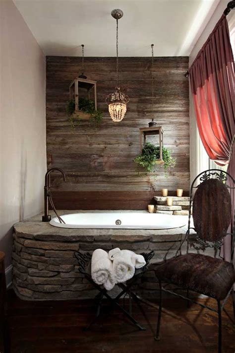 22 Natural Stone Bathtub Ideas for Your Classy Bathroom WooHome