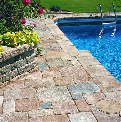 Natural Stone Pool Deck
