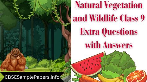 natural vegetation and wildlife questions